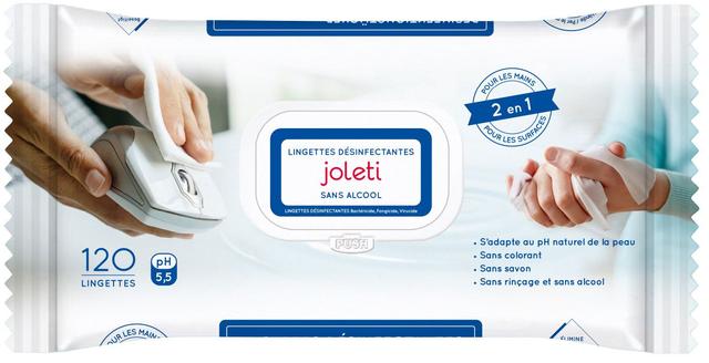 Lingette Desinfectante JOLETI  X 120