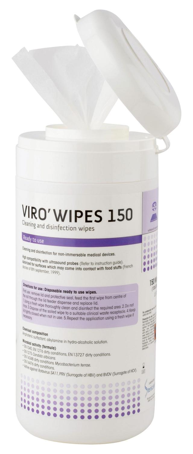 VIRO WIPES Lingettes désinfectantes- par 150