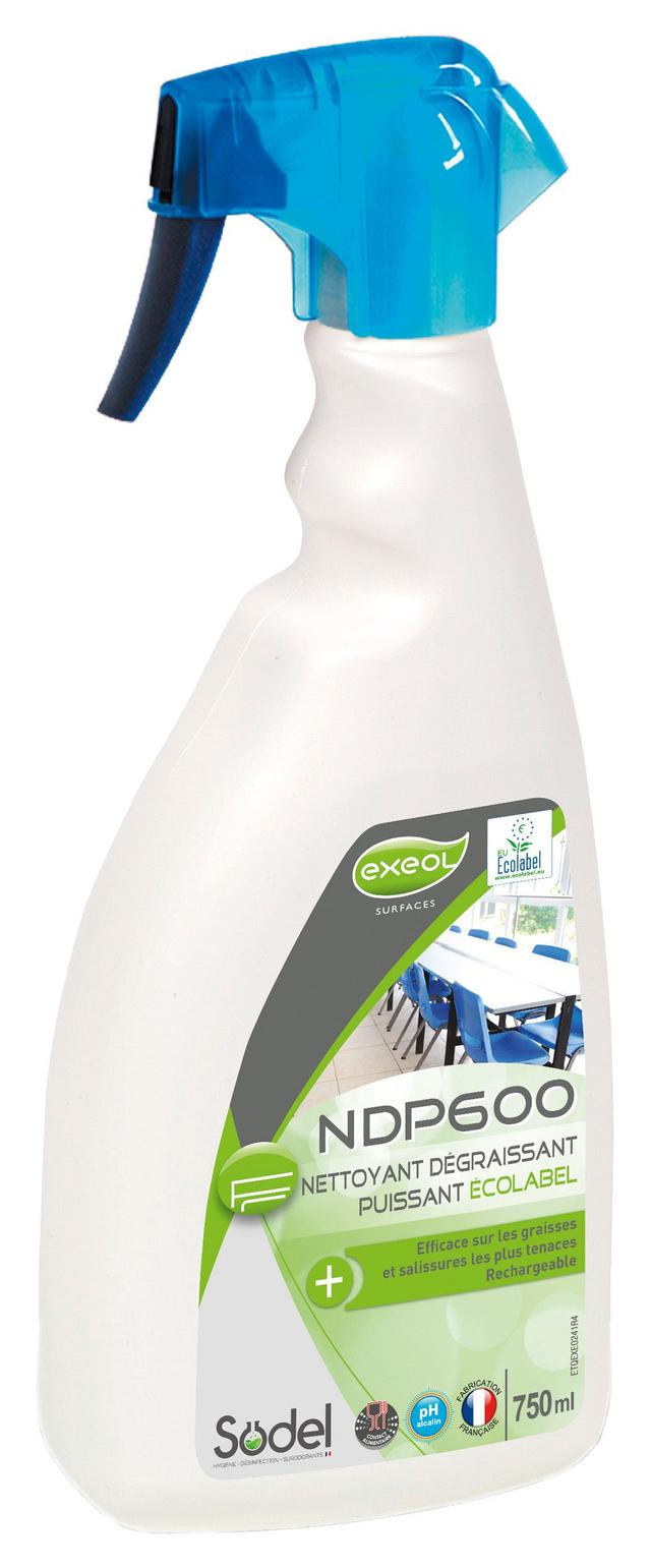 Nettoyant Dégraissant Ecolabel NDP600 Pulvérisateur 750ml