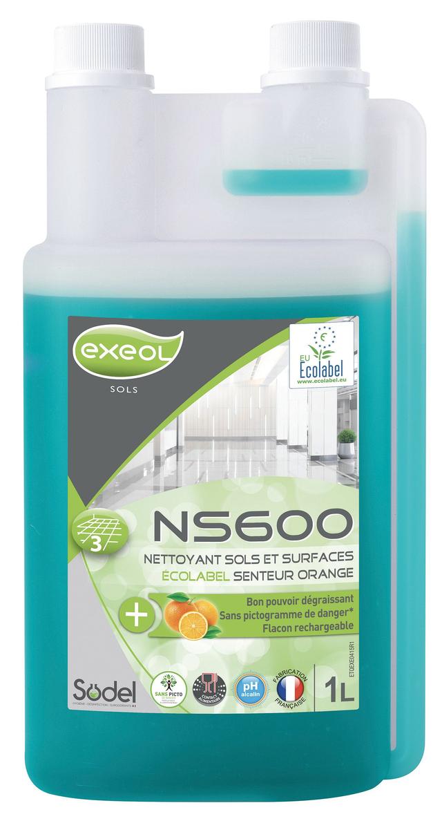 Nettoyant Sol Ecolabel NS600 1L- Orange